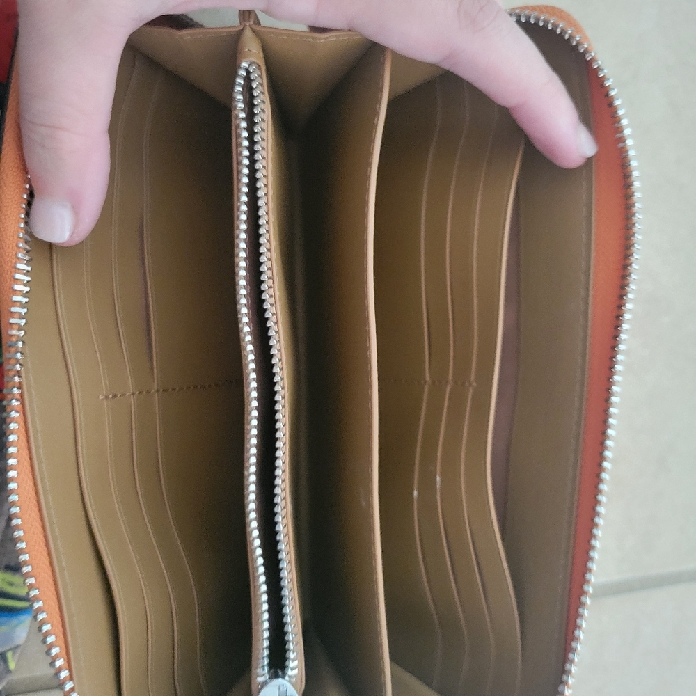 Coach zip wallet
